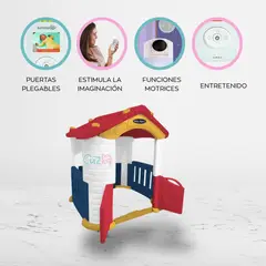 BABY KITS - Casita de Juegos «BABYCAST» Red Blue