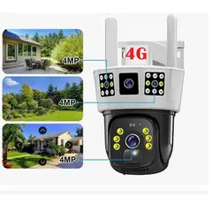 OEM - Cámara De Vigilancia 4g Triple Lente - Smart Camera