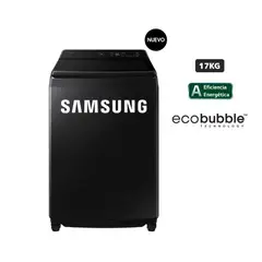 SAMSUNG - Lavadora Automática Wa80F17S8Bpe 17 Kg Negro