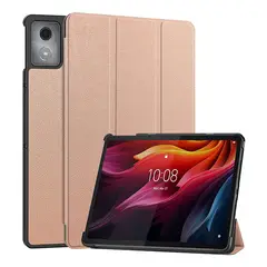 LENOVO - Tablet Pad 2024 6GB+128GB WiFi Púrpura y Funda protectora Dorado