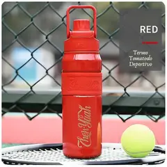 GENERICO - Termo Tomatodo Deportivo de Acero Inoxidable 650 ml