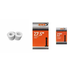 CST - PAR CAMARA 27.5 Y BANDAS ANTIPINCHAZOS PARA BICICLETA