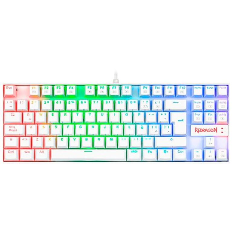 K552W-RGB Teclado KUMARA WHITE Red Switch Español