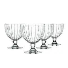 INSPIRA - Set de 6 Copas de Vidrio para Postre Cáliz 400 ml