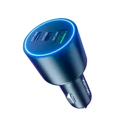 VENTION - Cargador Triple USB-C Cigarrera Auto 100w Original iPhone Mac Laptop