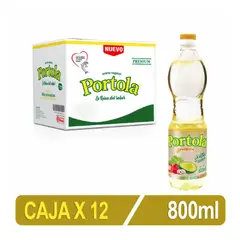 BELTRAN - Aceite De Soya Portola X 800 Ml Caja X 12 Uni
