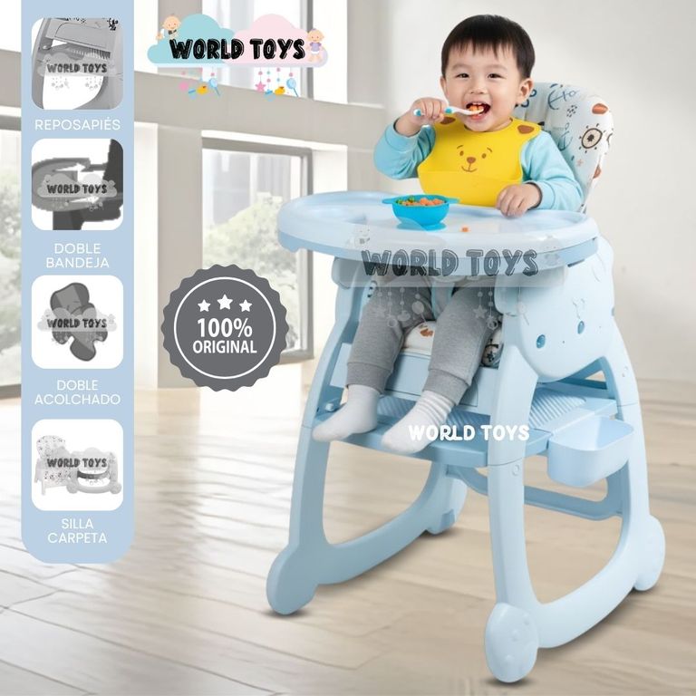 Silla de Comer de Lujo «ARTTIE» Edición Limitada Blue