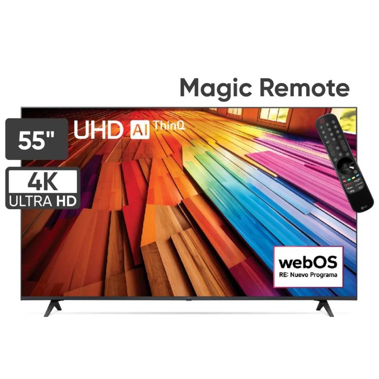 TELEVISOR 55' 4K ULTRA HD SMART TV ThinQ AI 55UT8050PSB