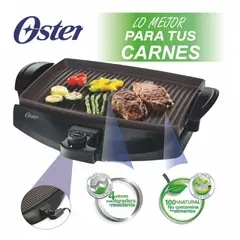 OSTER - Grill Parrilla eléctrica con Bioceramic CKSTGR4768