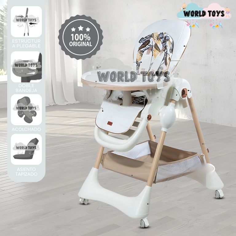 Silla de Comer de Lujo «YUMI» Edición Limitada White