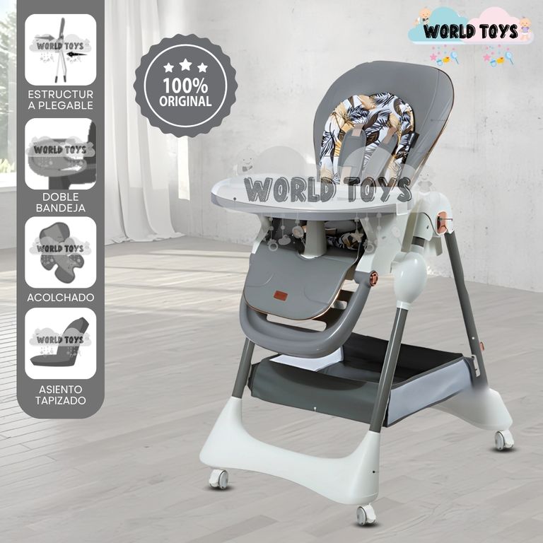 Silla de Comer de Lujo «YUMI» Edición Limitada Gray