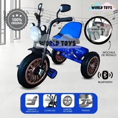 BEAUTIFUL - Triciclo Chavito «SKYLER II» con Mochila Blue