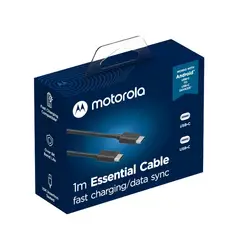 MOTOROLA - Cable tipo USB C a USB C - 1 metro