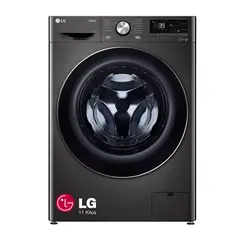 LG - Lavadora 11 KG Carga Frontal con AI DD y ThinQ WM11BVC3S6 Negro Acero