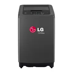 LG - Lavadora 13 kg Carga Superior Smart Inverter TurboDrum WT13BPBK Negro Claro