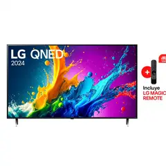 LG - Televisor QNED 55 UHD 4K ThinQ AI 55QNED80TSA