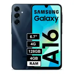 SAMSUNG - CELULAR GALAXY A16 4GB 128GB NEGRO