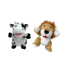 GENERICO - Pack de 2 Títeres de Peluche Animal del Bosque