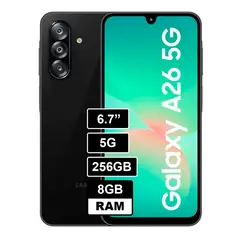 SAMSUNG - Galaxy A26 5G 256GB 8GB RAM Negro