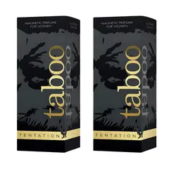 GENERICO - PACK 2 PERFUME CON FEROMONAS PARA MUJER TABOO 20ML