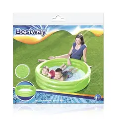BESTWAY - Pileta Inflable Redonda Tres Anillos VERDE