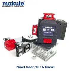 MAKUTE - NIVEL LASER DE 16 LINEAS
