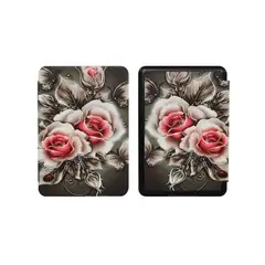 SHEEPBUSTER - Estuche Kindle 2021 6.8 pulgadas Flor Negra