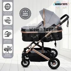 BABY - Coche Moisés «MILLION COMFORT» Edición Limitada Gray