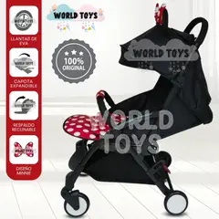 BABY - Coche Cuna de Lujo «MINNIE-E» Edición Limitada Red