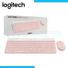 LOGITECH - Teclado Mouse MK470 Wireless Slim Usb Rose
