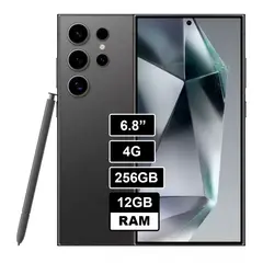 SAMSUNG - Galaxy S24 Ultra 5G 256 GB 12 GB RAM Titanium black