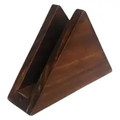 START FG - Servilletero En Madera Triangular en marron