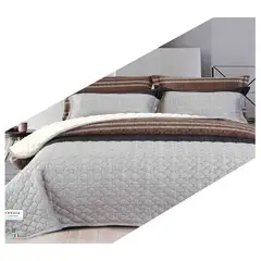 GENERICO - CUBRECAMA CON SHERPA 2 PLZ