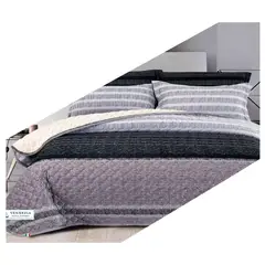 GENERICO - CUBRECAMA CON SHERPA 2 PLZ