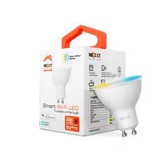 NEXT - Bombilla Led Inteligente Wi-Fi Nexxt Mr16 4W, Eficiencia Energética Y Fácil Control Desde