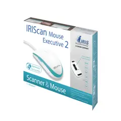 IRIS - Escáner De Mano Iriscan Mouse Executive 2: Portátil, Rápido Y Versátil Para Digitalizar Do