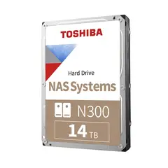TOSHIBA - Disco Duro N300 14Tb 512Mb Nas, Almacenamiento Confiable Para Servidores Y Backup