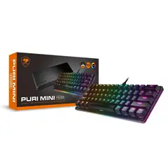 COUGAR - Teclado Gaming Mecánico Puri Mini Rgb, Compacto Y Retroiluminado Para Gamers