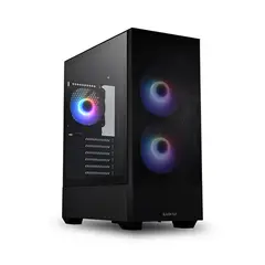 LIAN LI - Caja Mini Tower Lancool 205M Mesh Negra - Diseño Ventilado Y Compacto Ideal Para P
