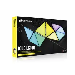 CORSAIR - Iluminación Inteligente Rgb Lc100 - Expansión Versátil, Colores Personalizables Y