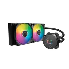 COOLER MASTER - Enfriador Cpu Líquido Ml240L - 240Mm Argb Negro, Alto Rendimiento Y Silencio