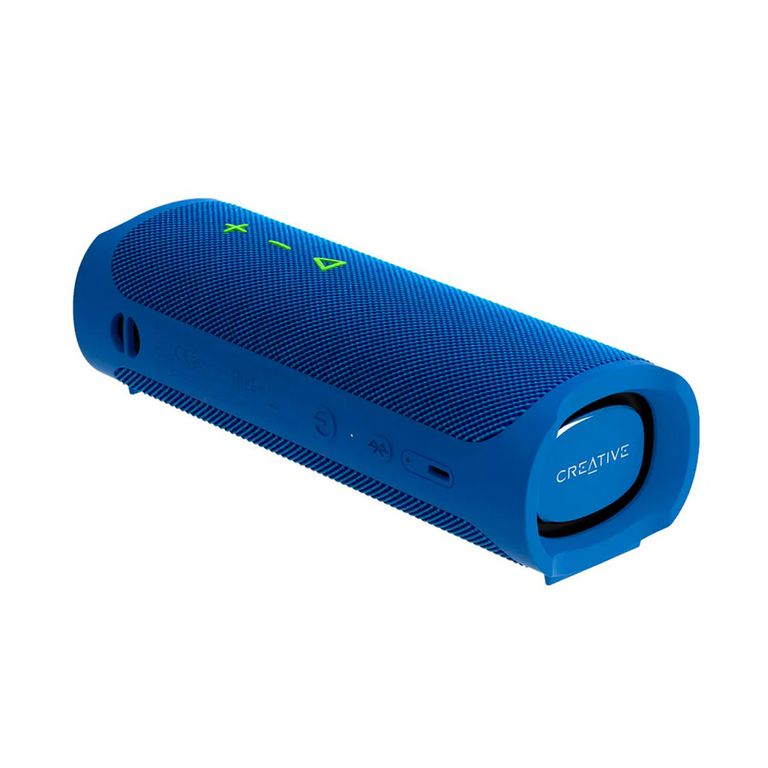 Parlante Bluetooth Muvo Go 20W, 18 Horas De Batería, Resistencia Ipx7, Color Azul