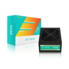 FANTECH - Fuente De Poder Antec Atom V450, 450W, Eficiencia Certificada Y Rendimiento Óptimo Para Pc