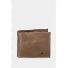 VELEZ - Vélez Billetera Salvaje Cuero Hombre Monedero Interno Cafe