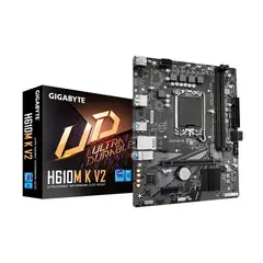 GIGABYTE - Motherboard H610M K V2 - Chipset Intel H610, Lga1700, Micro Atx, Alto Rendimiento