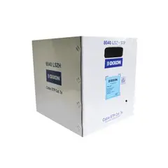 DIXON - Cable De Red Cat-5E 305M Dixon, Bajo En Alogeno, Ideal Para Conexiones De Alta Velocidad