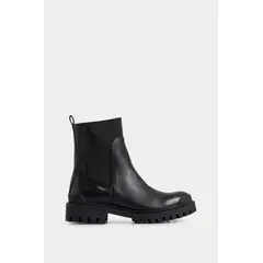Velez - Vélez Botines Caltha 2.0 Cuero Mujer Tractorados Negro