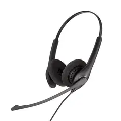 JABRA - Auriculares Biz 1500 Duo Con Conexión Rápida - Diseño En Oreja, Cableado, Sonido Cla