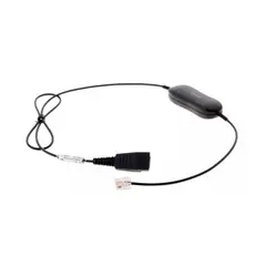 JABRA - Cable Gn1216 Para Auriculares, Desconexión Rápida Rj-9 Macho, 80 Cm De Longitud