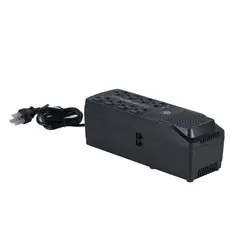 CENTRALION - Estabilizador 1200Va (600W) Con 8 Tomas Y Puertos Usb - Protección Total Para T